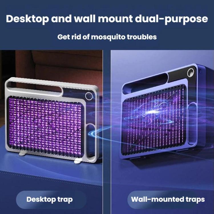 BD888 Home Use Silent Electric Mosquito Killer Ultraviolet Mosquito Trap, Mosquito Killer, Repellent, Plug-in White, Plug-in Blue, Rechargeable White, Rechargeable Blue