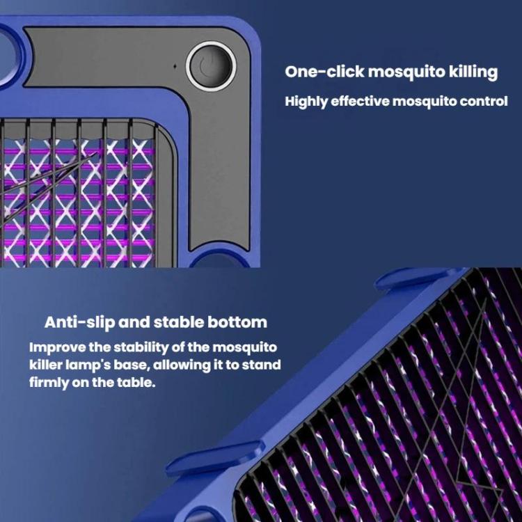 BD888 Home Use Silent Electric Mosquito Killer Ultraviolet Mosquito Trap, Mosquito Killer, Repellent, Plug-in White, Plug-in Blue, Rechargeable White, Rechargeable Blue