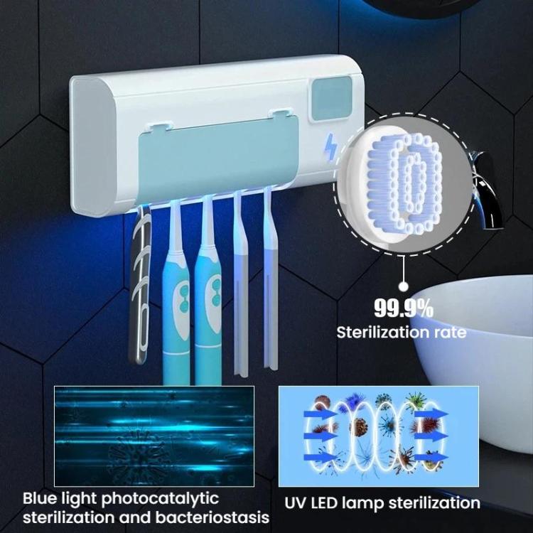 RND-01 Smart Charging Toothbrush Sanitizer UVC Antibacterial Toothbrush Sanitizing Stand