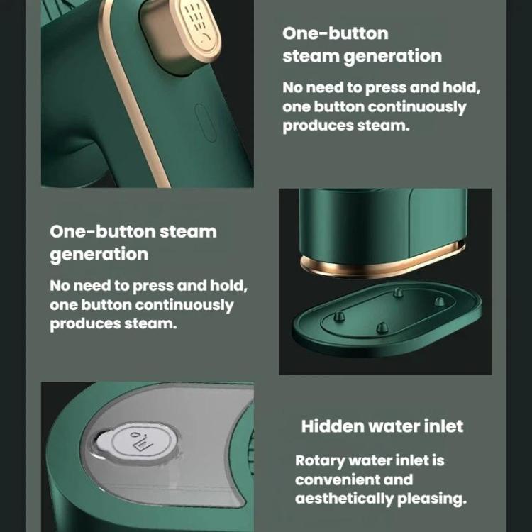 YDO23-1 Handheld Household Steam Iron Portable Foldable 2 In 1 Wet & Dry Garment Steamer, US Plug, EU Plug, UK Plug