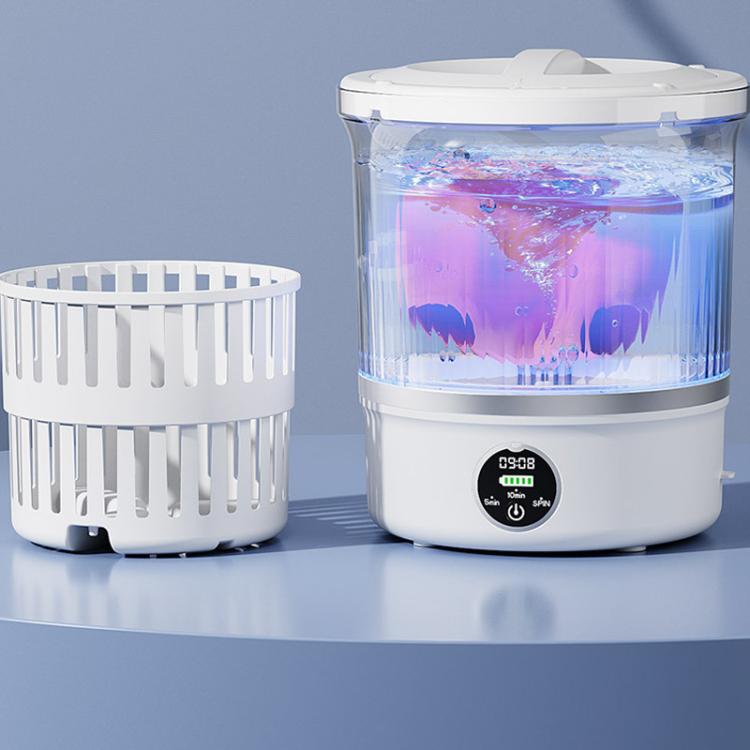 P-2 Mini Desktop Washing Machine For Underwear & Panties Portable Socks Washing Cup, With Bucket, No Bucket
