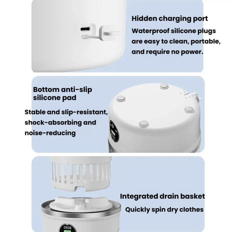 P-2 Mini Desktop Washing Machine For Underwear & Panties Portable Socks Washing Cup, With Bucket, No Bucket