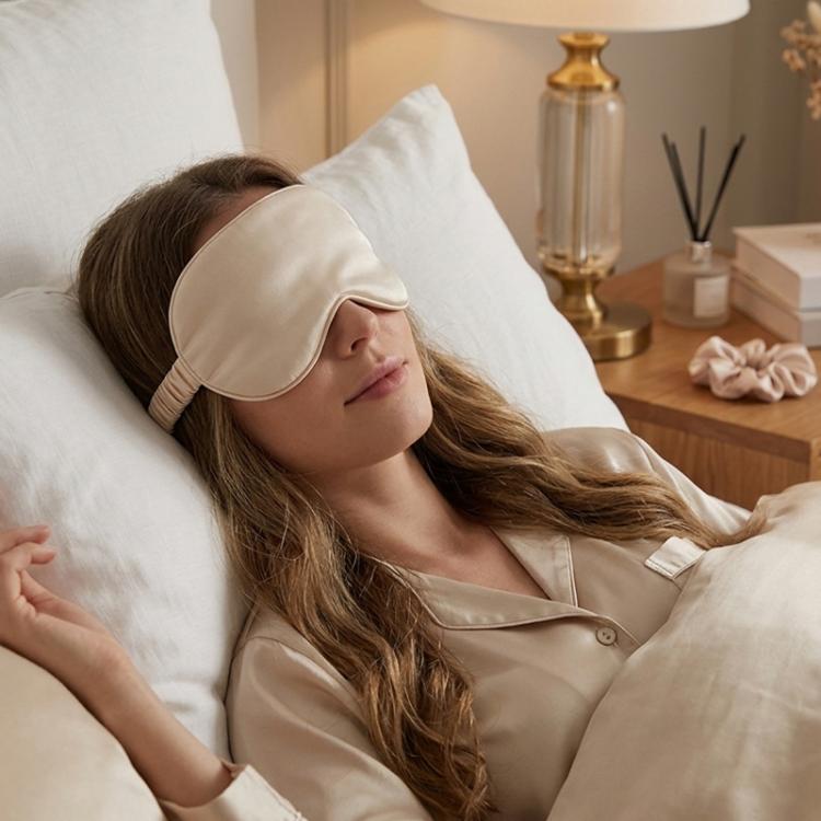 Double Sided Satin Sleep Mask for Women Men Night Blindfold Light Blocking Travel Eye Mask