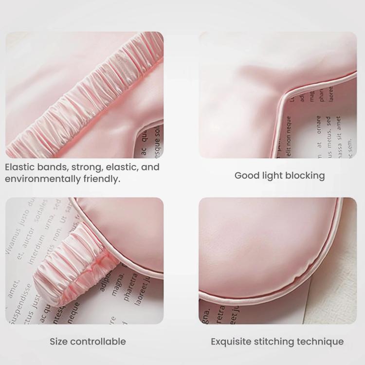 Double Sided Satin Sleep Mask for Women Men Night Blindfold Light Blocking Travel Eye Mask