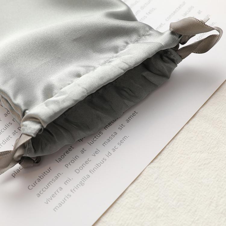 Faux Silk Satin Drawstring Bags Small Jewelry Pouches Reusable Gift Packing Bags
