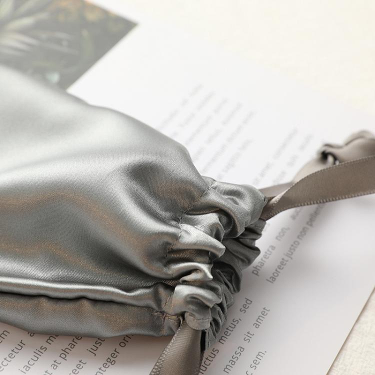 Faux Silk Satin Drawstring Bags Small Jewelry Pouches Reusable Gift Packing Bags