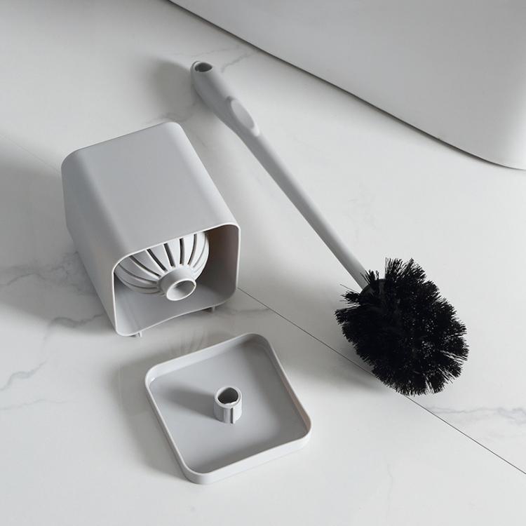 Toilet Brush and Holder Set with Self-Evaporating Base Wall Mounted & Floor Standing Bathroom Scrubber