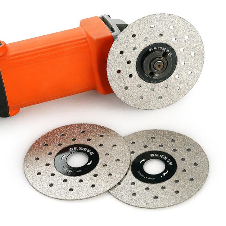 Sintered Stone Cutting Disc Ceramic Tile Trimming Dual-Use Flat Grinding Wheel, 100x20x1.0mm