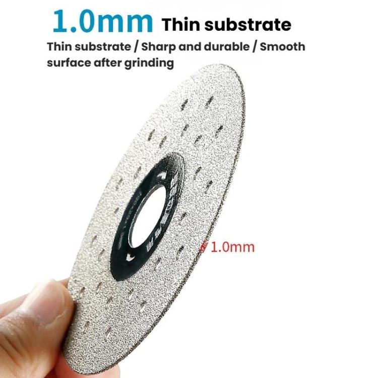 Sintered Stone Cutting Disc Ceramic Tile Trimming Dual-Use Flat Grinding Wheel, 100x20x1.0mm