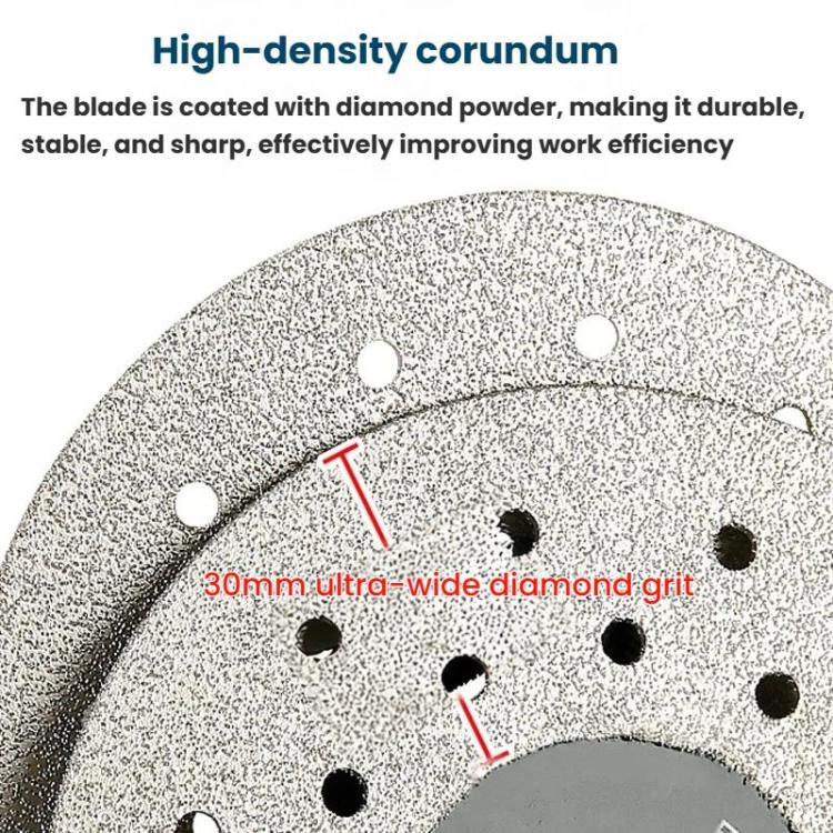 Sintered Stone Cutting Disc Ceramic Tile Trimming Dual-Use Flat Grinding Wheel, 100x20x1.0mm