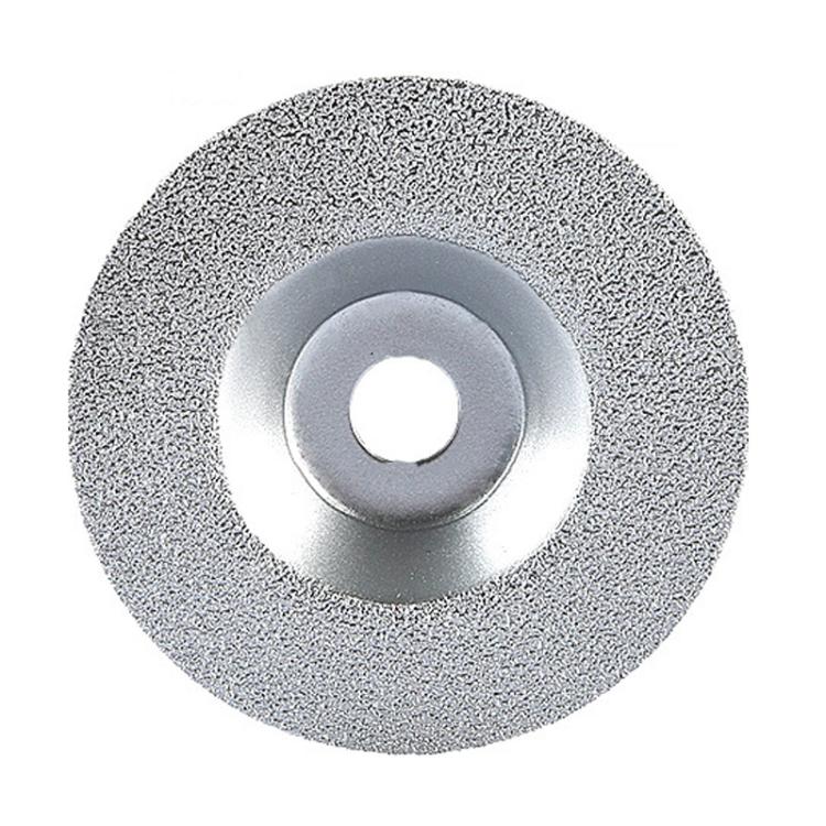 Diamond Cutting Disc Marble Brazed Cup Grinding Wheel Quartz Ceramic Tile Edge Grinding For Angle Grinder, Silver, Silver With Teeth, Gold, Gold With Teeth