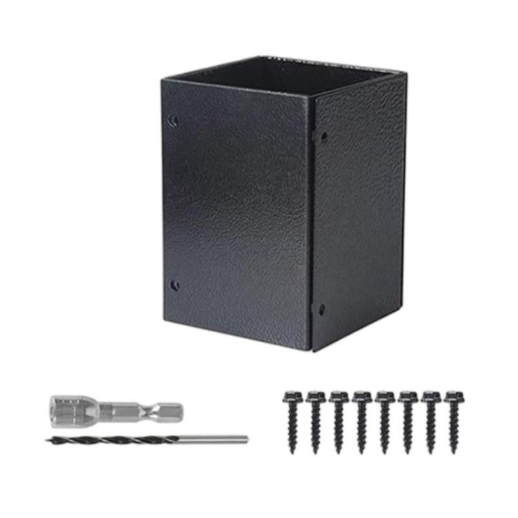 Adjustable Post Protector Metal Post Protection Kit For Wooden Mailboxes & Fences