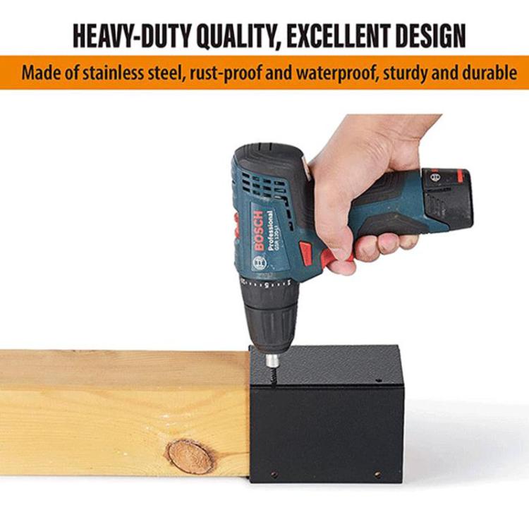 Adjustable Post Protector Metal Post Protection Kit For Wooden Mailboxes & Fences