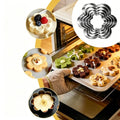 430 Stainless Steel Cookie Cutter Cookie Cake Mold, LsCook 5-Piece Set Flower Shaped