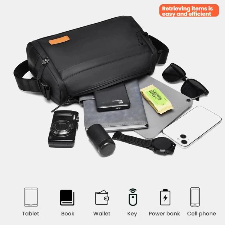 WEIXIER WD5624 Men Small Crossbody Bag Lightweight Messenger Bag with Multi-Pocket Design Waterproof & Anti-Scratch Shoulder Bag