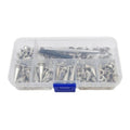 80pcs / Set Metal Clothing Rivets Tapered Pointed Decorative Rivets For Leather Goods