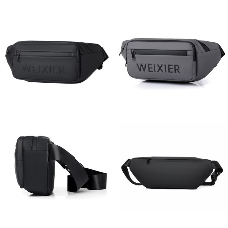 WEIXIER Y9581 Mens Sling Bag Waterproof Fanny Pack Crossbody Shoulder Chest Bag