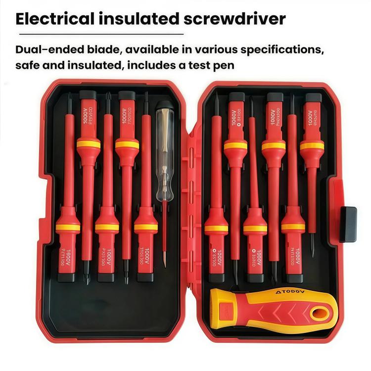 13-Piece Set Insulated Screwdriver Set High Voltage Resistant Electrician Tools