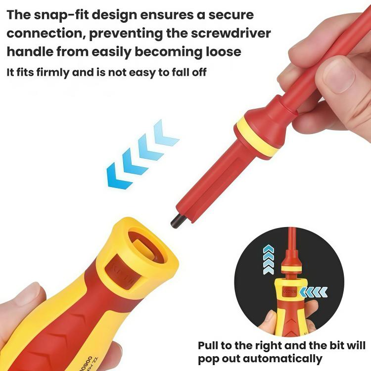 13-Piece Set Insulated Screwdriver Set High Voltage Resistant Electrician Tools
