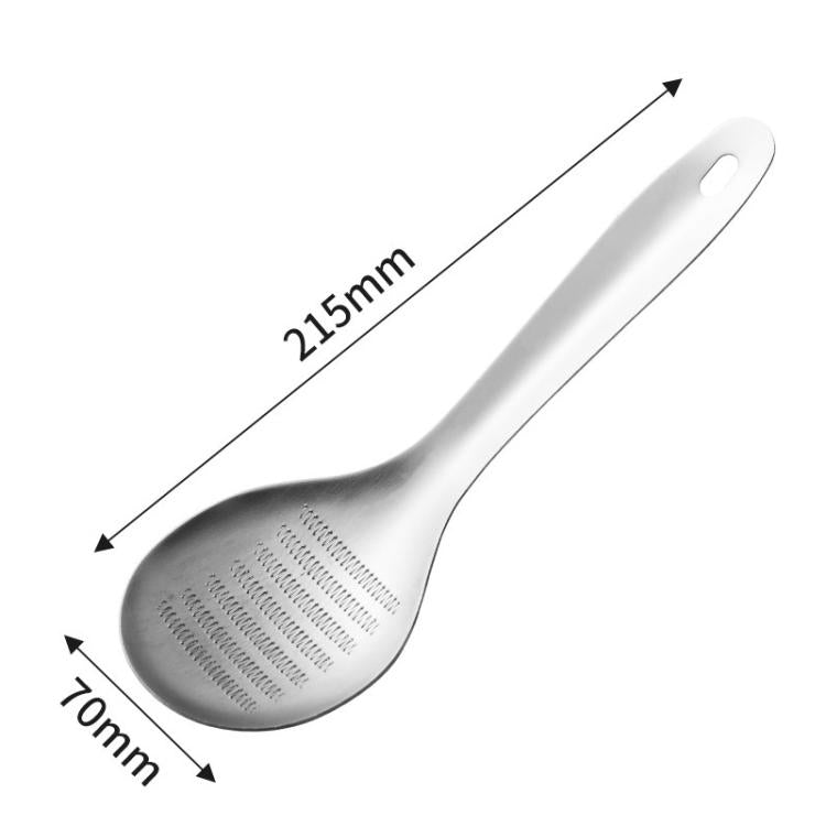 LsCook Ginger Garlic Grinder Manual Home Use Ginger Masher, 430 Steel Large Spoon Grinder