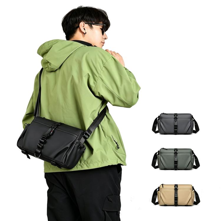 WEIXIER WD5628 Men Sling Bag Large Capacity Chest Pack With Magnetic Buckle, Expandable Bottom For Tripod