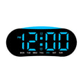 Digital Alarm Clock for Bedroom With Atmosphere Night Light, 2 Alarms, Week/Date/Temperature Display