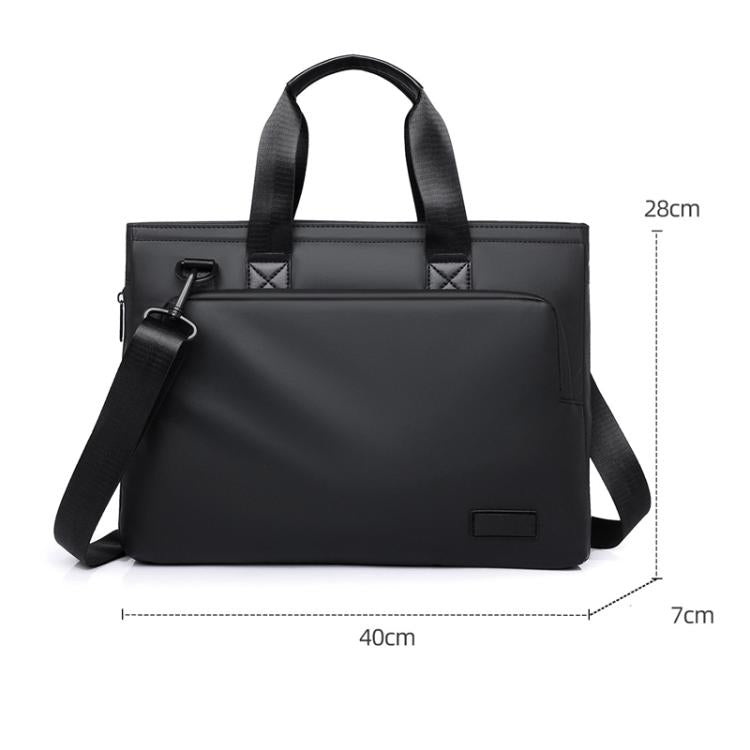 WEIXIER  WD5667 Expandable Laptop Briefcase for Men 15.6 Inch Water Resistant Business Messenger Bag
