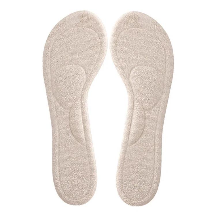Women High Heels Invisible Anti-Slip Half-Size Insole, Apricot Velvet, Black Velvet, Transparent