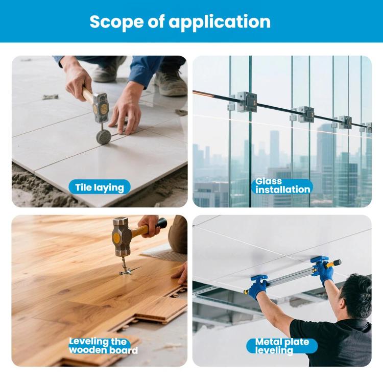 Leveling Suction Cup Tool For Leveling Adjusting Securing Joints During Tile Stone Slab Installation, Single-claw
