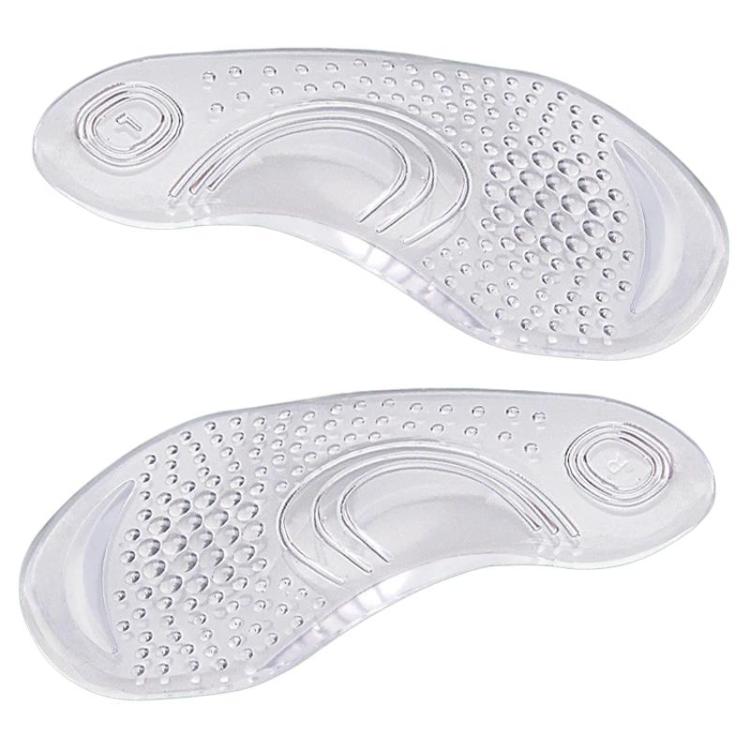 Arch Support Insole Silicone Anti-slip Shock-absorbing Soft Half-Insole