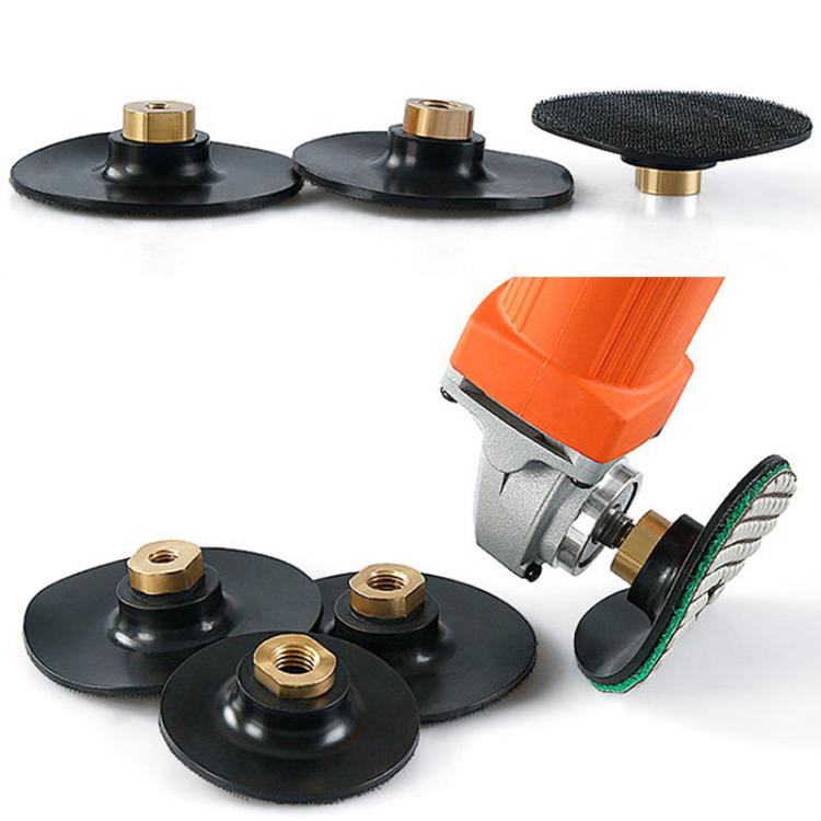 Flexible Bendable Rubber Grinding Head Soft-Joint Angle Grinder Adhesive Disc, 3 inch 8cm M10, 3 inch 8cm M14, 3 inch 8cm M16, 4 inch 10cm M10, 4 inch 10cm M14, 4 inch 10cm M16