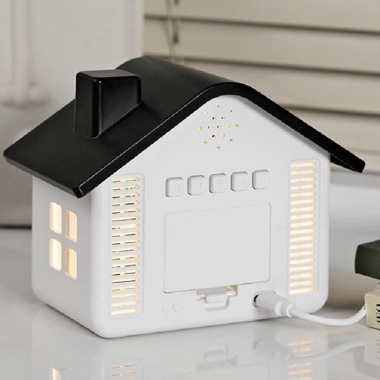 House-Shaped Digital Alarm Clock with Night Light Dual Alarms & Timer Function, 4-Level Brightness, GH9033 Black+Yellow Light, GH9033 Black+White Light, GH9033 Black+Red Light, GH9033 Black+Blue Light, GH9033 Black+Green Light, GH9033 White+White Light...