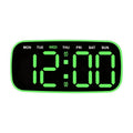 Modern Digital Wall Clock & Desk Clock LED Large Display with Date, Week, Temp, Adjustable Brightness Decorative Silent Clock
