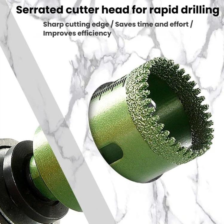 Serrated Hole Saw Tile Drill Bit, 20mm, 25mm, 30mm, 35mm, 40mm, 42mm, 45mm, 50mm, 55mm, 60mm