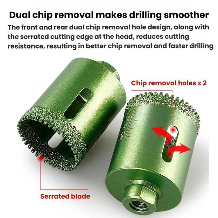 Serrated Hole Saw Tile Drill Bit, 20mm, 25mm, 30mm, 35mm, 40mm, 42mm, 45mm, 50mm, 55mm, 60mm