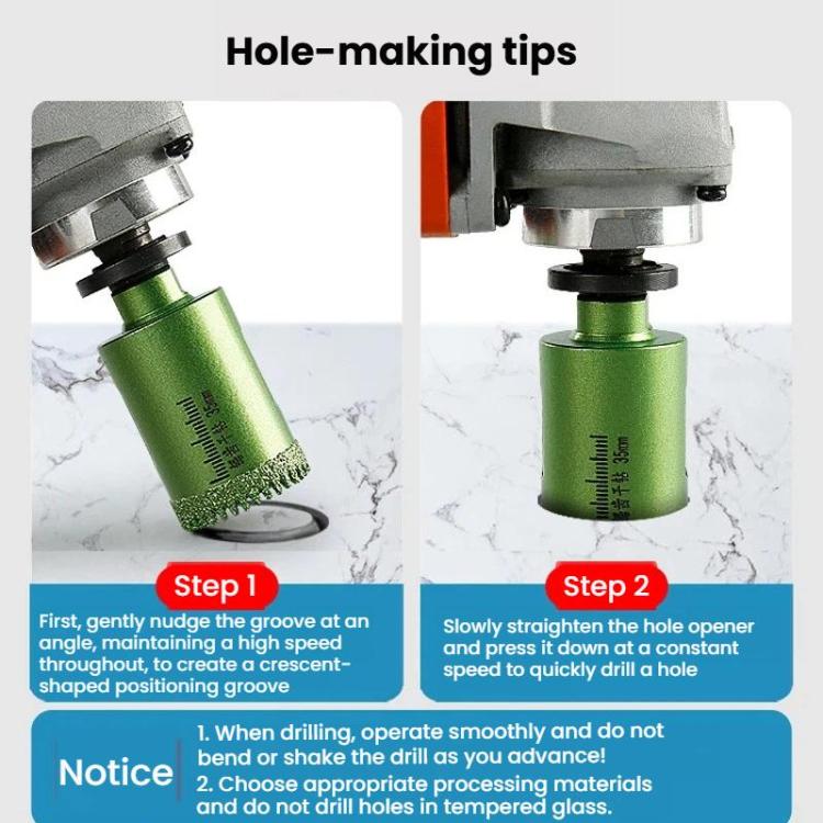 Serrated Hole Saw Tile Drill Bit, 20mm, 25mm, 30mm, 35mm, 40mm, 42mm, 45mm, 50mm, 55mm, 60mm
