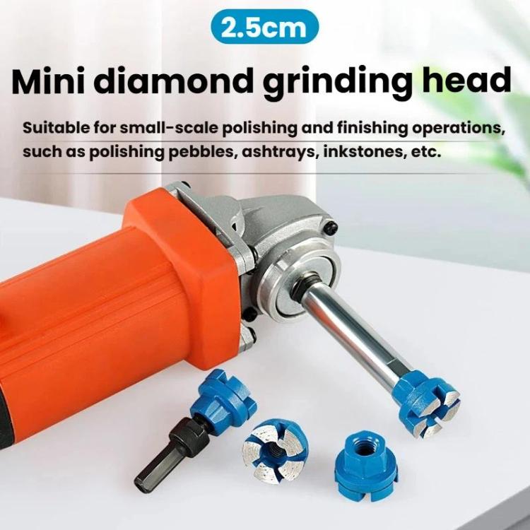 2.5mm Diamond Flat Grinding Disc Angle Grinder Small Grinding Disc, Grinding Head, Grinding Head+4cm Extension Rod, Grinding Head+6cm Extension Rod, Grinding Head+8cm Extension Rod, Grinding Head+14cm Extension Rod