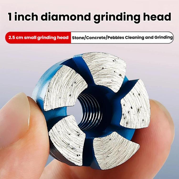 2.5mm Diamond Flat Grinding Disc Angle Grinder Small Grinding Disc, Grinding Head, Grinding Head+4cm Extension Rod, Grinding Head+6cm Extension Rod, Grinding Head+8cm Extension Rod, Grinding Head+14cm Extension Rod