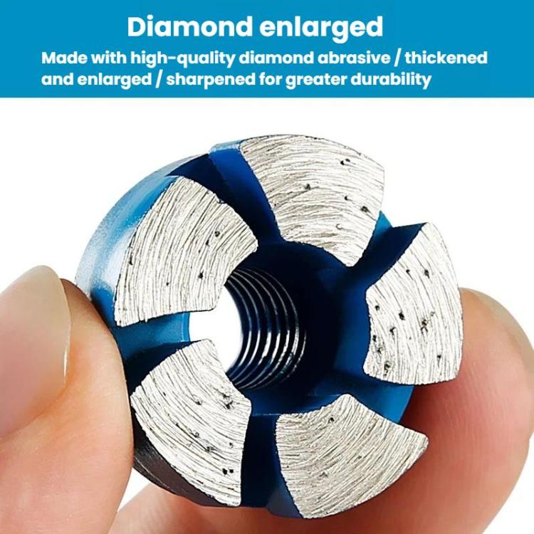 2.5mm Diamond Flat Grinding Disc Angle Grinder Small Grinding Disc, Grinding Head, Grinding Head+4cm Extension Rod, Grinding Head+6cm Extension Rod, Grinding Head+8cm Extension Rod, Grinding Head+14cm Extension Rod