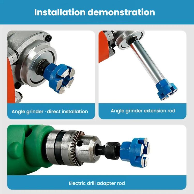 2.5mm Diamond Flat Grinding Disc Angle Grinder Small Grinding Disc, Grinding Head, Grinding Head+4cm Extension Rod, Grinding Head+6cm Extension Rod, Grinding Head+8cm Extension Rod, Grinding Head+14cm Extension Rod