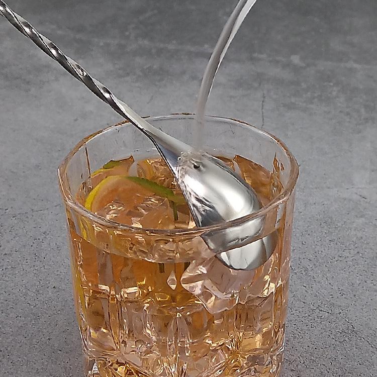 304 Stainless Steel Long-Handled Stirrer Coffee Milk Tea Spoon, LsCook 30cm