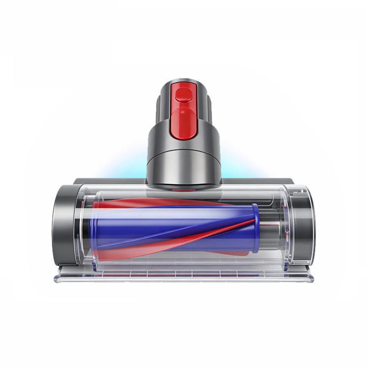 Dust Mite Removal Brush Head With Light for Dyson V7 V8 V10 V11 V15 Cordless Vacuum Cleaner Anti-Tangle Mini Motorized Tool