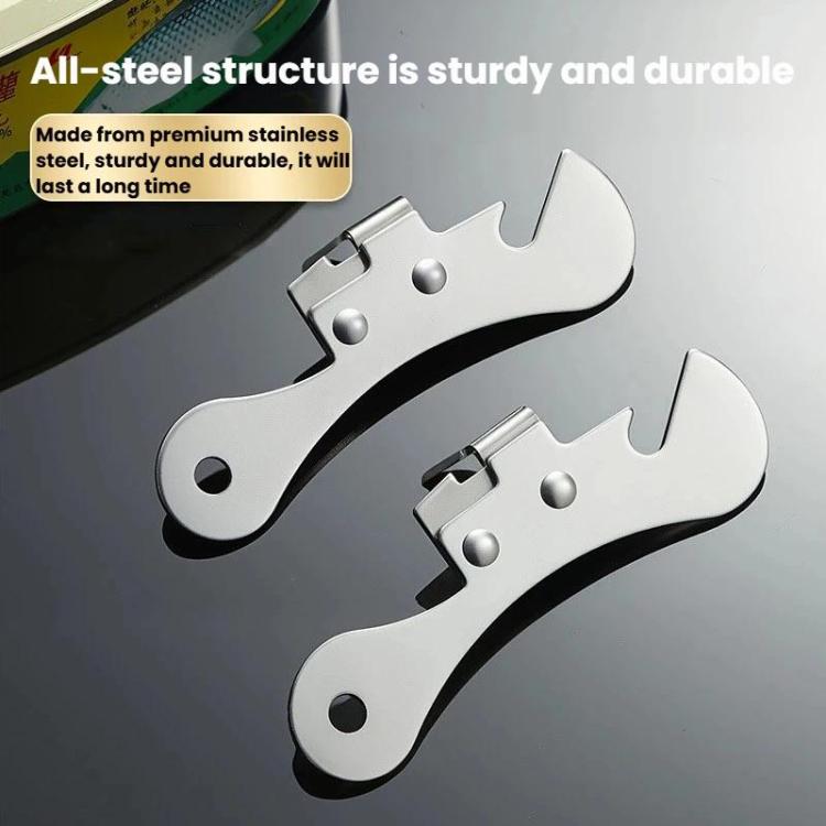 LsCook 420 Stainless Steel Can Opener Compact Bottle Opener