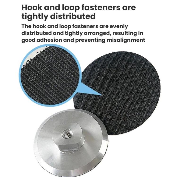 Wet Grinding Discs With Adhesive Backing Aluminum Alloy Suction Cup Self-Adhesive Trays Angle Grinder Heads, 3mm Thickness 3 inch 8cm M10 Hole, 3mm Thickness 3 inch 8cm M14 Hole, 3mm Thickness 4 inch 10cm M10 Hole, 3mm Thickness 4 inch 10cm M14 Hole   ...