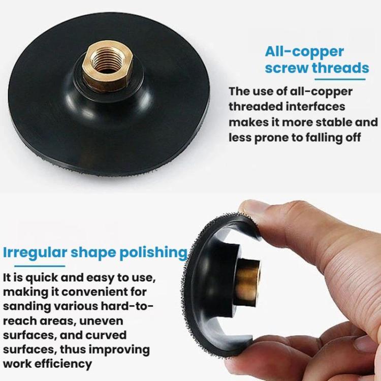 Wet / Dry Grinding Discs Stone Polishing Discs Self-Adhesive Disc Adapters, 8cm M10 Hole Orange Without Sponge, 10cm M10 Hole Orange Without Sponge, 8cm M10 Hole Black Thin Sponge, 10cm M10 Hole Black Thin Sponge, 10cm M14 Hole Black Thin Sponge       ...