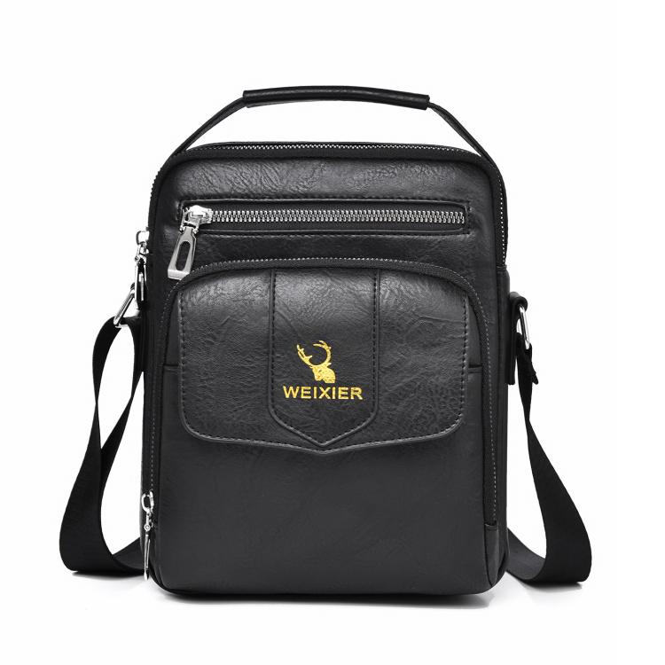 WEIXIER D1105 Men Business Shoulder Bag Retro Commuter Casual Handbag