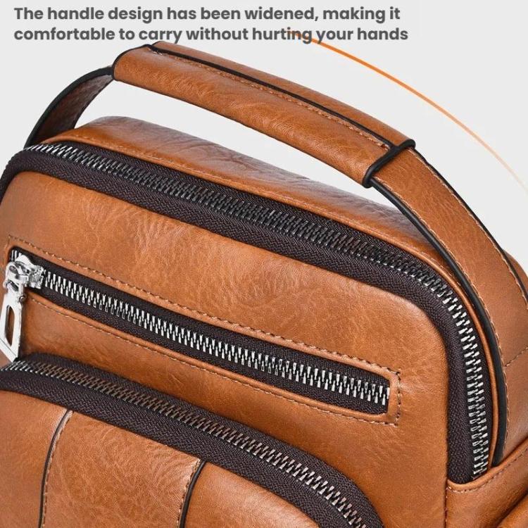 WEIXIER D1105 Men Business Shoulder Bag Retro Commuter Casual Handbag