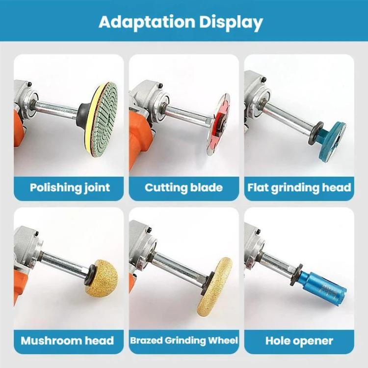 M10 To M10 Angle Grinder Extension Shaft Drilling Grinding Polishing Screw Shaft, 4cm, 6cm, 8cm, 14cm