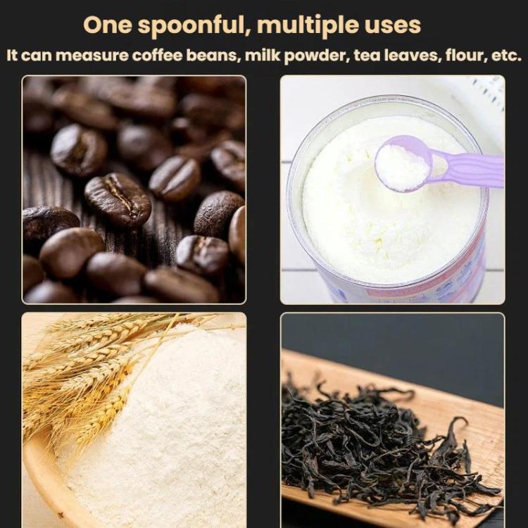15ml 304 Stainless Steel Thickened Coffee Spoon With Scale Measuring Bean Spoon, 15ml