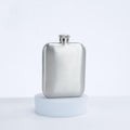 6 oz Hip Flask for Liquor for Men & Women 304 Stainless Steel Leakproof Pocket Flask with Screw Cap Portable Alcohol Whiskey Flask